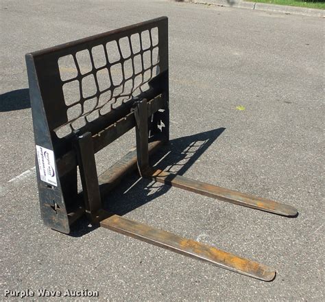 bobcat skid steer pallet forks sale|bobcat pallet fork attachment.